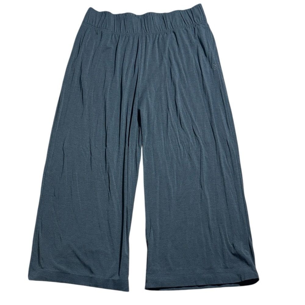 Cozy earth women’s xxl grey wide leg pants bamboo viscose capsule cozy‎